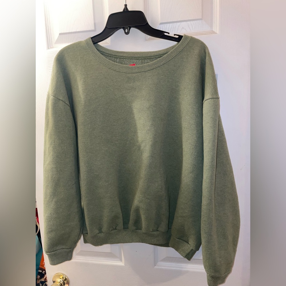 Green Hanes Sweatshirt